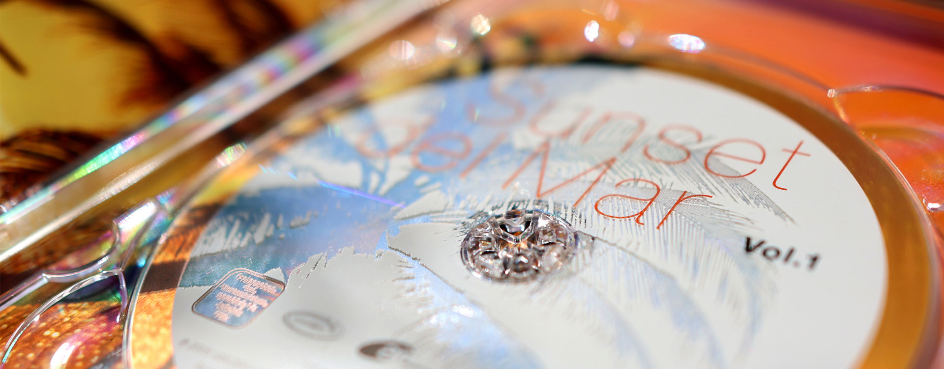 SUNSET DEL MAR DVD - this is how it looked when you opened the DVD - back then presented by TV Station VOX, chillout music, Stefan Schultze, awardwinning Art Director, Berlin