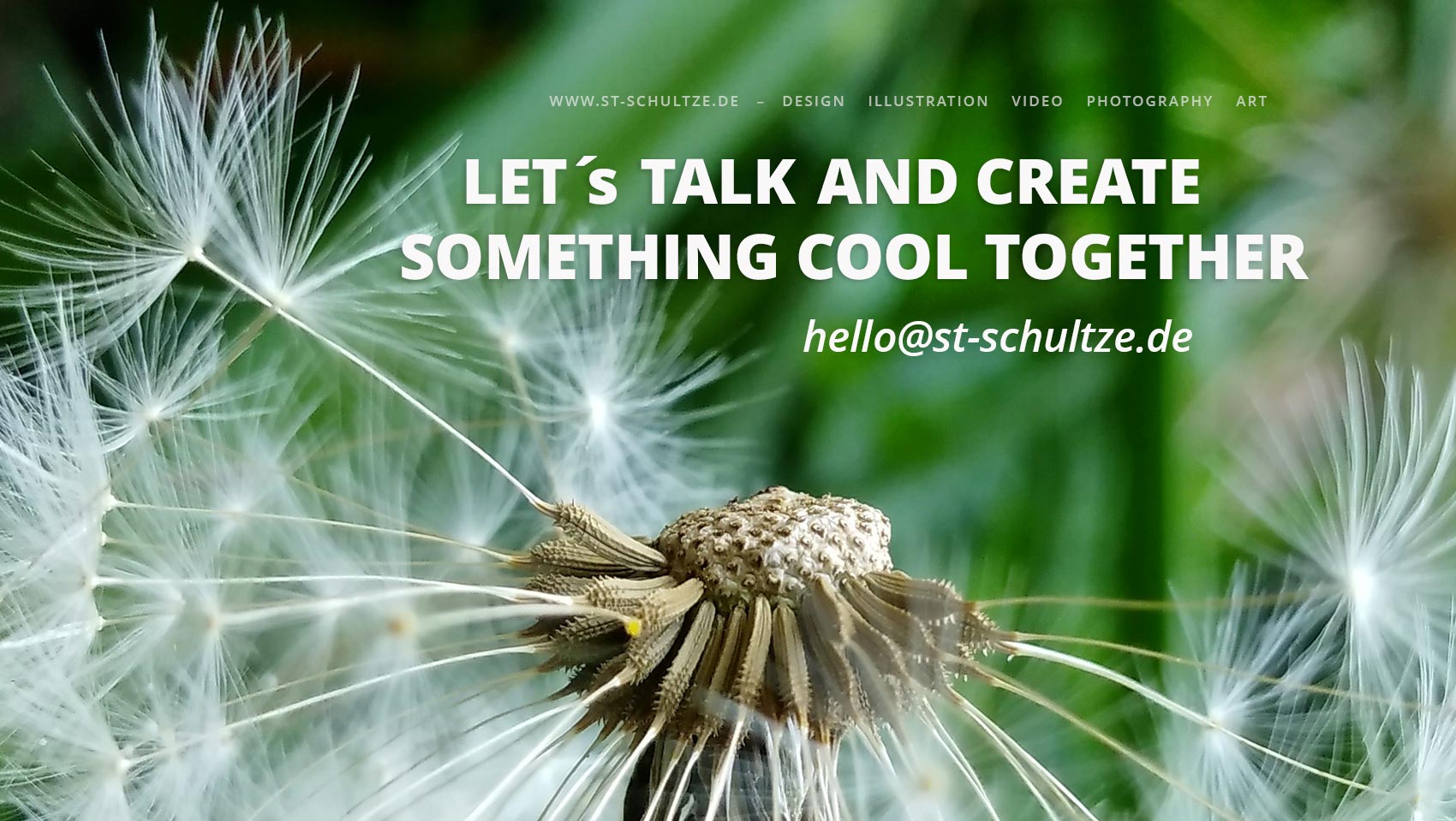 Get in touch with designer Stefan Schultze from the northern hemisphere