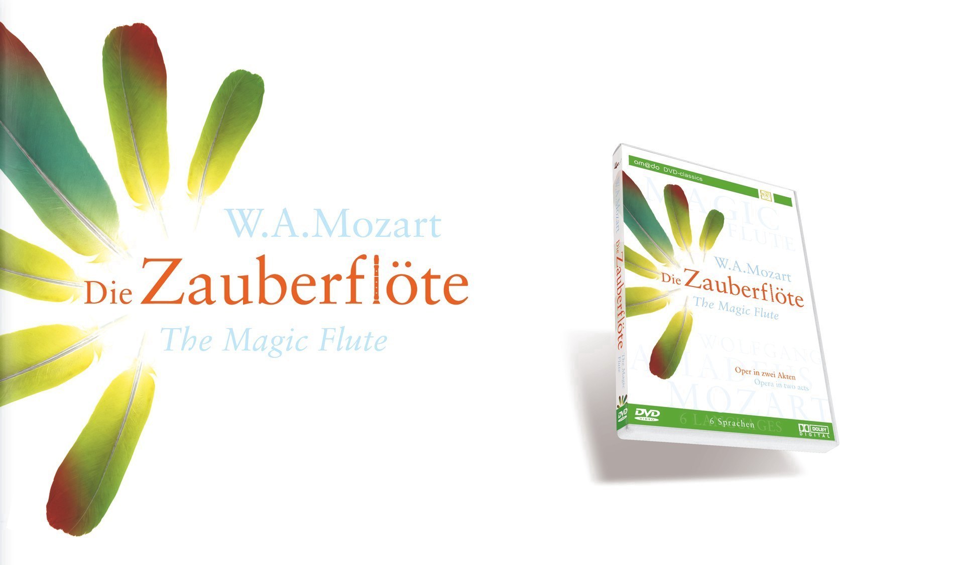 Artwork redesign for an edition of the Magic Flute by Unesco world heritage marionette theatre of Salzburg